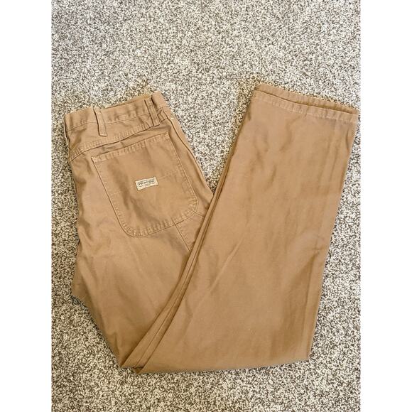 Wrangler Men's Tan Carpenter Pants. 34 X 34, Great Condition! - Picture 1 of 6
